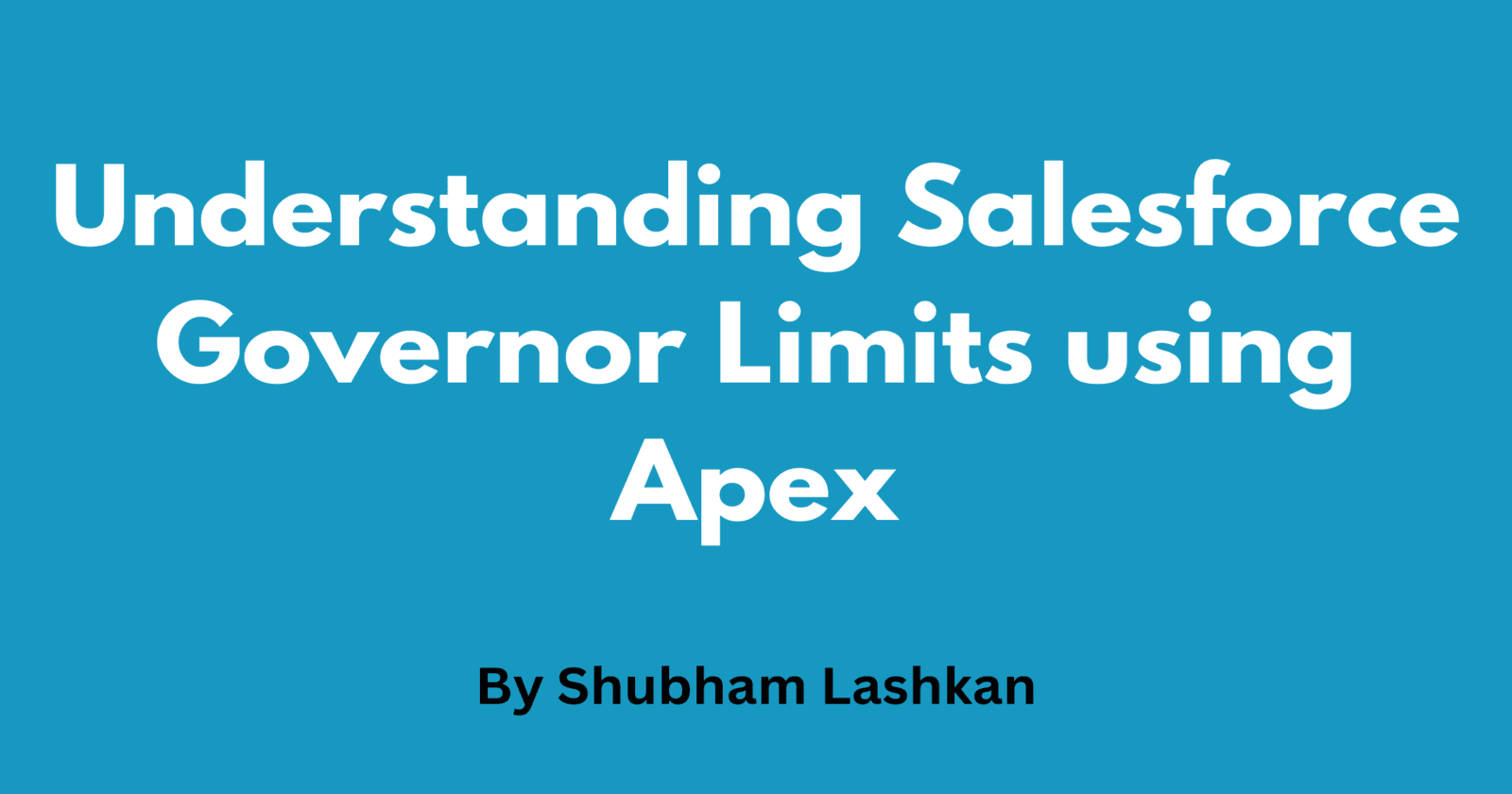What are Governor Limits in Salesforce?